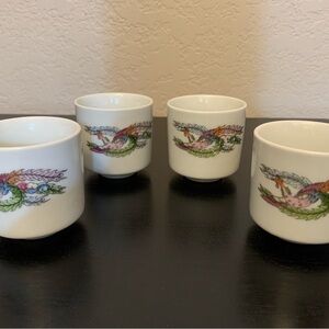 Japanese Tea Cups-Set of 4